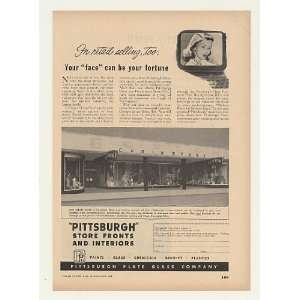  1948 Boston Chain Store Cleveland PPG Store Front Print Ad 