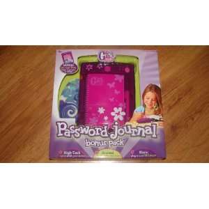  Girl Tech Password Journal Bonus Journal Skin Pack: Toys 