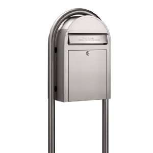  USPS Bobi Ii Stainless Steel Modern Mailbox and Post 