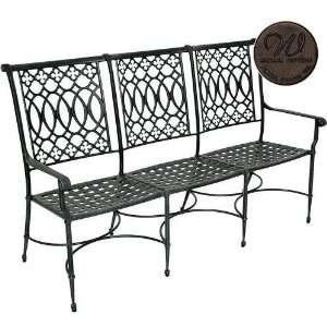  Windham Castings Elysee Triple Settee Frame Only, Bronze 