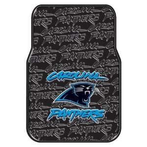  Carolina Panthers NFL Car Front Floor Mats (2 Front 