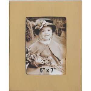  Wood Picture Frame With 5x7 Opening Ivory: Everything Else