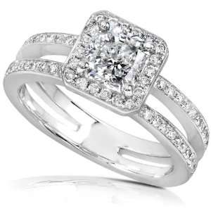  1 1/3 Carat TW Certified Radiant Diamond Engagement Ring 
