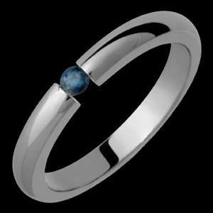  Efren   size 6.75 Sapphire Titanium Ring Alain Raphael Jewelry