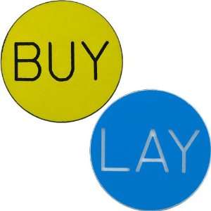  BUY / LAY CHIP BUTTON FOR CRAPS