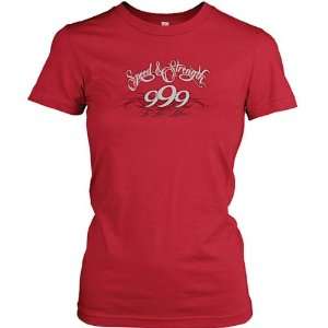  SPEED & STRENGTH TO THE NINES T SHIRT RED XL: Automotive