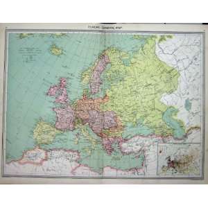  MAP c1880 EUROPE BRITAIN SPAIN FRANCE ITALY POPULATION 