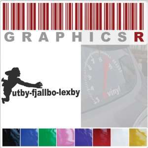 Sticker Decal Graphic   Rock Climber Utby Fjallbo LeSticker Decal 