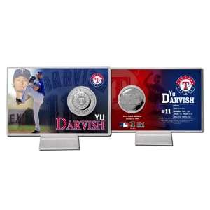  Yu Darvish Texas Rangers Silver Coin Card Sports 