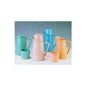  Roommates Bedside Pitcher with Cup Cover   1 Qt.   Blue 