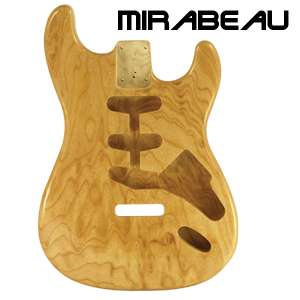 Guitar Body Strat® Replacement Swamp Ash Body Clear Finish Strat® U 