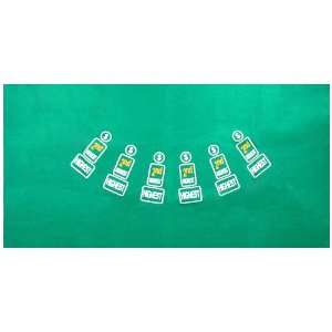 Pai Gow Poker Table Green Felt Layout:  Sports & Outdoors