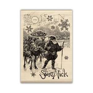  Saint Nick   Rubber Stamps: Arts, Crafts & Sewing