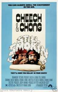STILL SMOKIN Movie Poster Cheech and Chong Weed Pot 420  