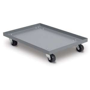   Coated Steel Panel Dolly for 35225 and 35230 Nest and Stack Tote, Grey