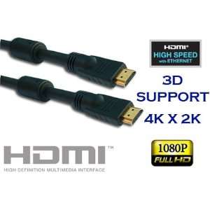  35ft HDMI® High Speed Cable With Ethernet 26AWG w/Ferrite 