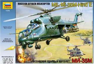 Zvezda 7276 Russian Attack Helicopter MIL Mi 35M 172  