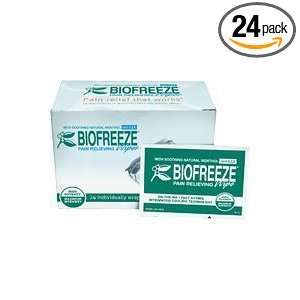 Biofreeze Pain Relieving Wipes 24 per box  