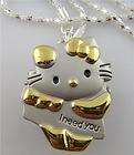 Cute Hello Kitty Necklace Pocket Wat