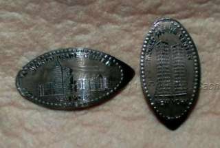 World Trade Center elongated two coin set 9 11 remberance  