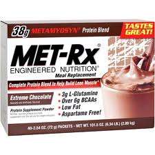 MET Rx Meal Replacement Extreme Chocolate 40 Packs MRP  
