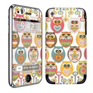  Apple iPhone 3 3GS 3rd Gen Vinyl Protection Decal Skin Owl 