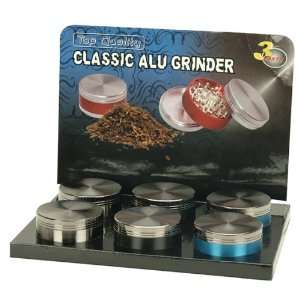  4 3 Parts Aluminium Silver Polinator Herb Grinder 