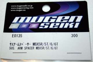Mugen Seiki MBX5R Suspension Arm Spacer Set ~MUGE0135  