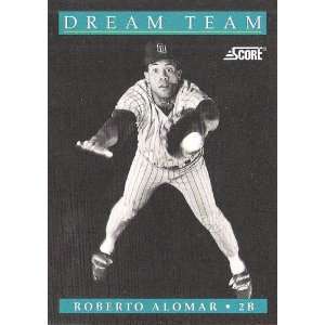 1991 Score Dream Team 887 Roberto Alomar (In Cover):  
