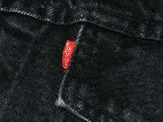 Vtg Levi’s black Jean Jacket Mens Size XL  