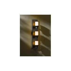 Hubbardton Forge 20 4910 10 G261 Staccato 3 Light Wall Sconce in Black 