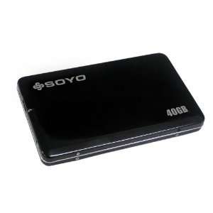  SOYO 40 GB SlimEx Onyx USB 2.0 Slim Hard Drive (FM SY 