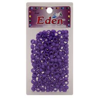 24 Packs of 200 Eden Hair and Craft Beads Small Purple 658692002002 