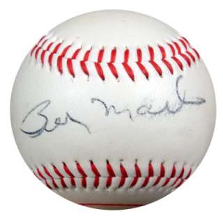 Billy Martin Autographed Signed Yankees Baseball PSA/DNA #P00466 