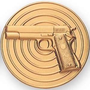  45 Caliber Automatic Pistol Insert / Award Medal: Sports 