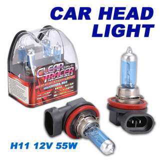 H11 12V 55W HALOGEN CAR HEADLIGHT LIGHT BULB NEW  