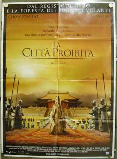 cw41 CURSE OF THE GOLDEN FLOWER ZANG YIMOU 2sh POSTER ITA  