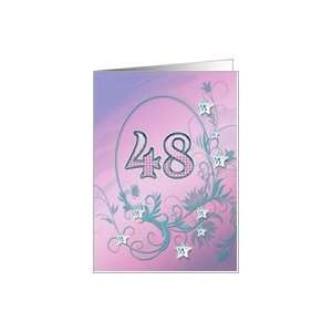  48th Birthday party Invitation card Card: Toys & Games