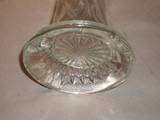 Vintage Dugan & Diamond Twisted Rib pattern Glass Vase  