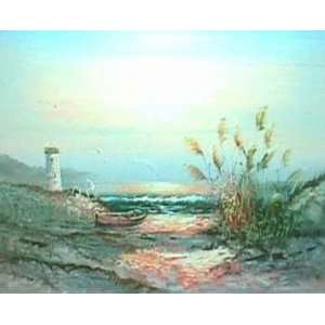 Fine Oil Painting, Ocean SO03 30x40 Home & Kitchen