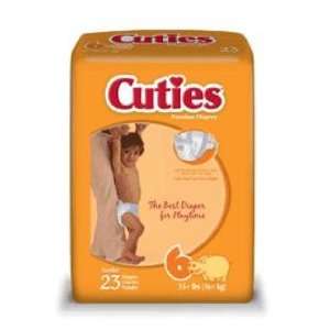    CUTIES BABY DIAPERS SIZE 6 Size 4X23