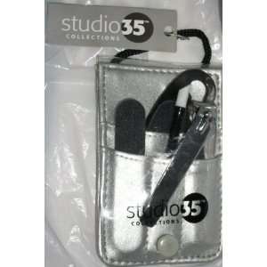  Studio 35 Collections 4 Piece Pedicure Set  Large Clippers 