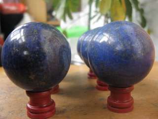 AAA++NATURAL preety Lapis Lazuli crystal SPHERE BALL+STAND  