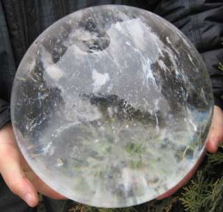 33.6lb Crystal clear white beautiful pretty sphere BALL Huge  