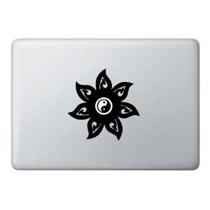  Mandala with Yin Yang   Vinyl Laptop or Macbook Decal 