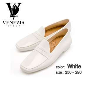  Venezia Mens Yacht Boat Leisure Shoes [White Color 