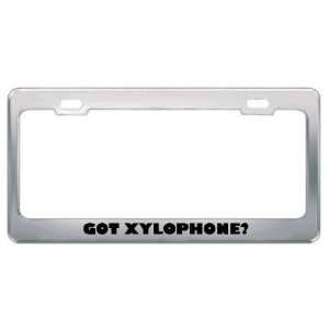 Got Xylophone? Music Musical Instrument Metal License Plate Frame 