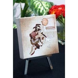 Slam Dunk Basketball Goofy Mini Limited Edition Giclee by Artist Mike 