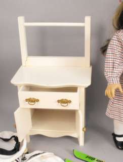 American Girl Samantha + Brass Bed + Dresser + Outfits  