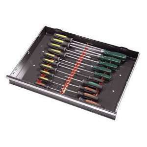  ERNST Mfg 6011 Black 20 Tool Screwdriver Rail Set